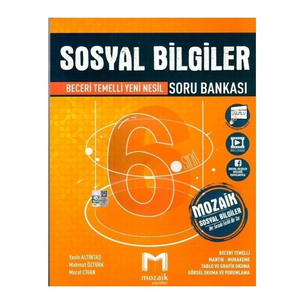 Mozaik Yayınları 6. Sınıf Sosyal Bilgiler Soru Bankası - Mahmut Öztürk Sosyal Bilgiler Fiyatı