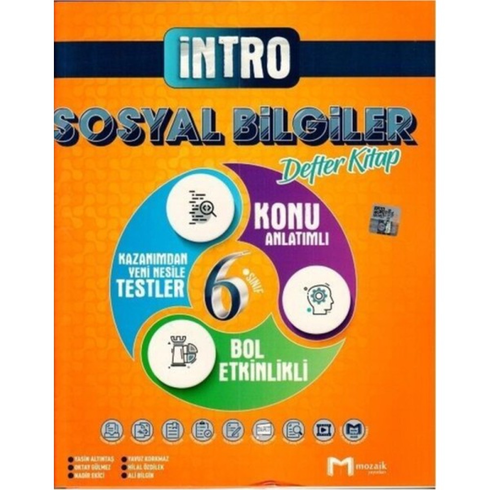 Mozaik Yayınları 6.sınıf Mozaik Intro Defter Sosyal Bilimler - 2022 Kaynak Kitapları Fiyatı