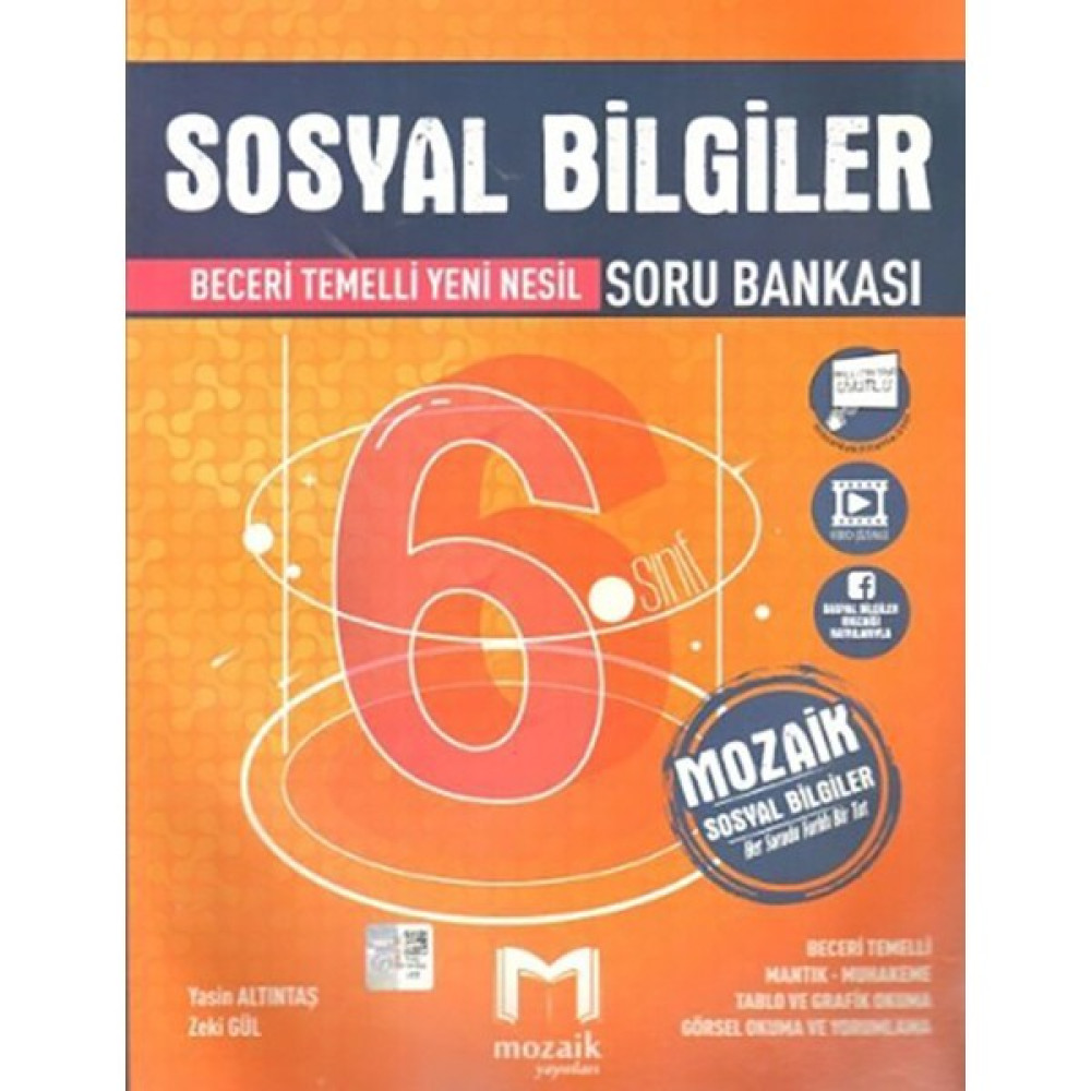 Mozaik Yayınları 6.sınıf Mozaik Soru Bankası Sosyal Bilgiler Eğitim Setleri Fiyatı