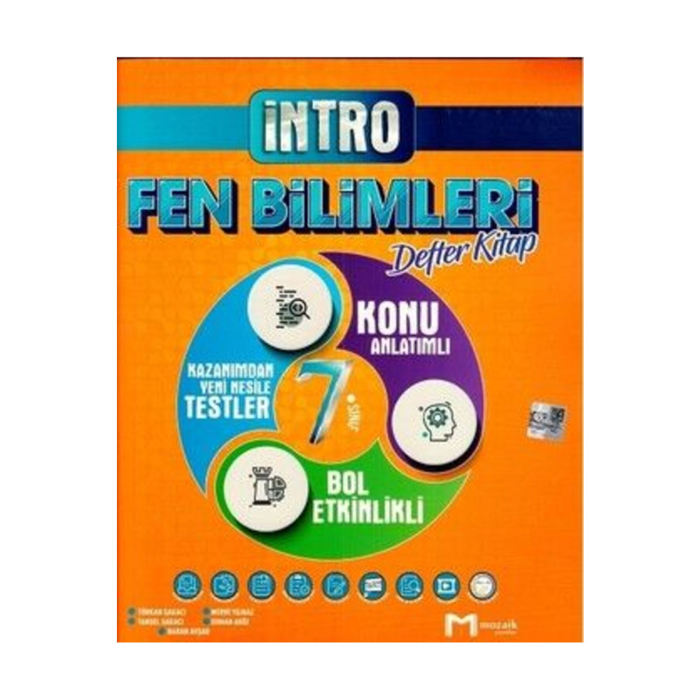 Mozaik Yayınları 7. Sınıf Fen Bilimleri Intro Defter Kitap Yardımcı Kitaplar Fiyatı