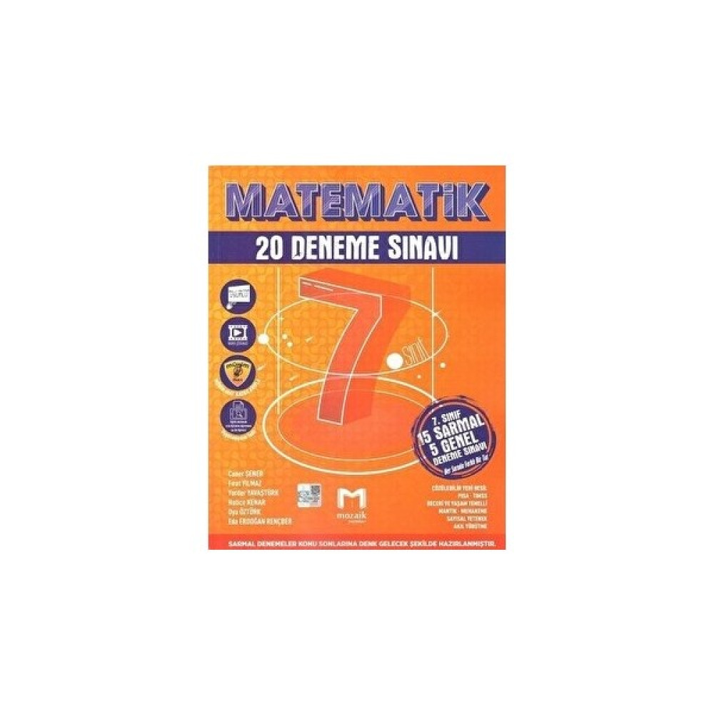 Mozaik Yayınları 7. Sınıf Matematik 20'li Deneme Tüm Dersler Fiyatı