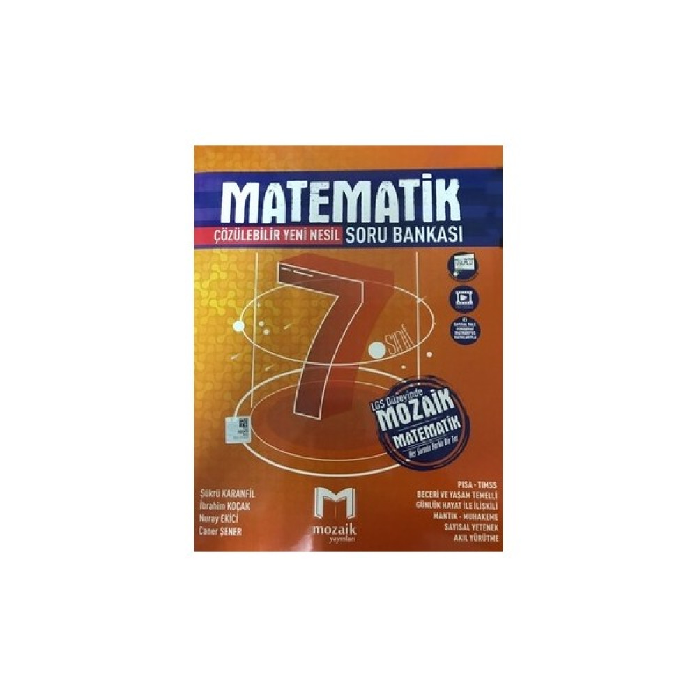 Mozaik Yayınları 7. Sınıf Matematik Soru Bankası - İbrahim Koçak Matematik Fiyatı