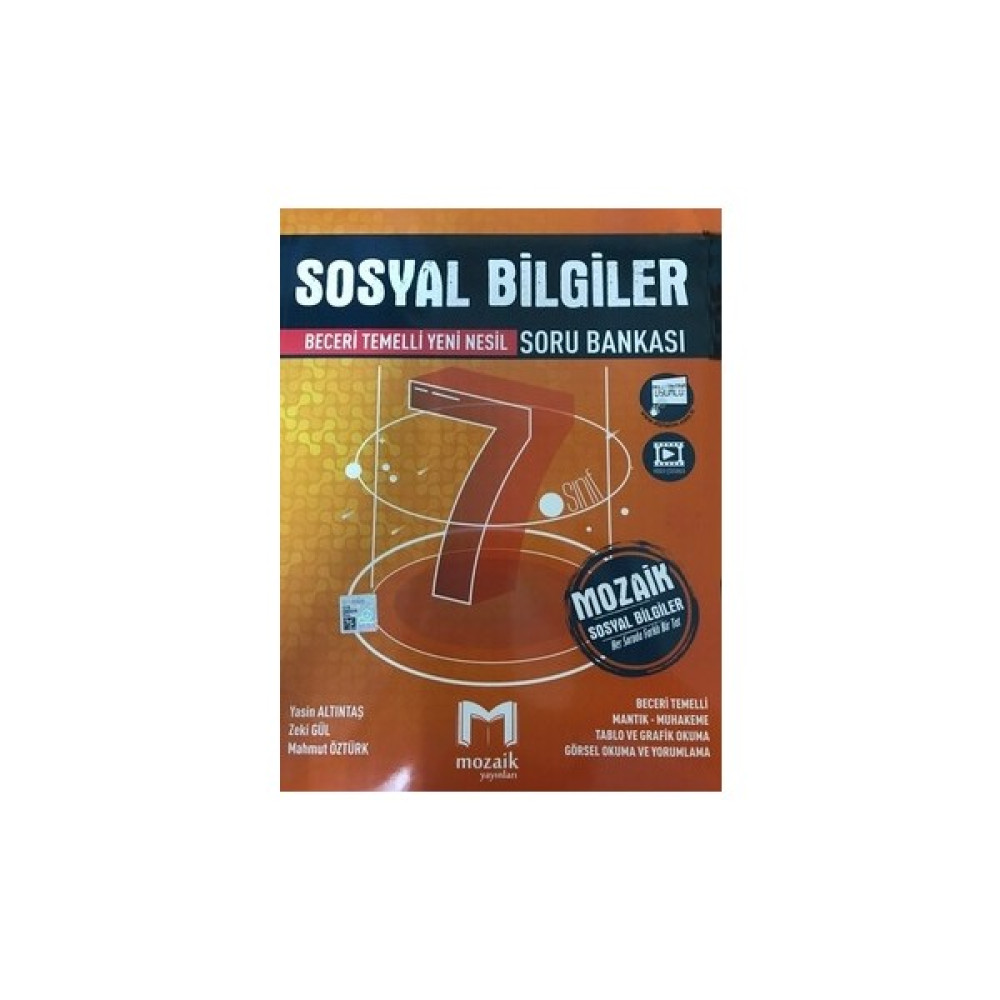 Mozaik Yayınları 7. Sınıf Sosyal Bilgiler Soru Bankası - Yasin Altıntaş Sosyal Bilgiler Fiyatı