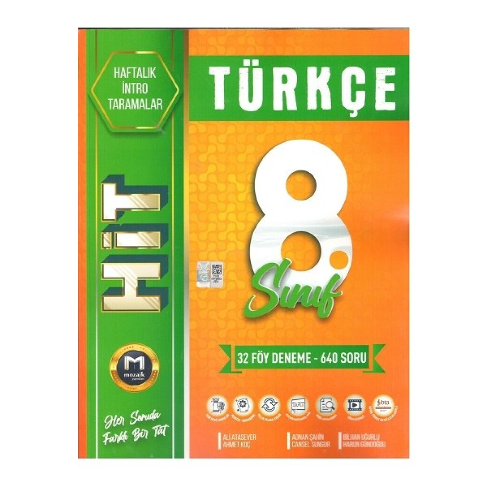 Mozaik Yayınları 8. Sınıf Hit Türkçe Deneme 32'li Türkçe Fiyatı