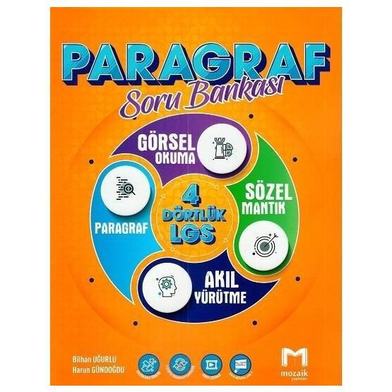 Mozaik Yayınları 8. Sınıf LGS Paragraf Mozaik Soru Bankası TEOG Kitapları Fiyatı