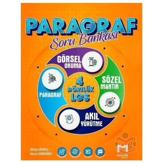 Mozaik Yayınları 8. Sınıf LGS Paragraf Mozaik Soru Bankası