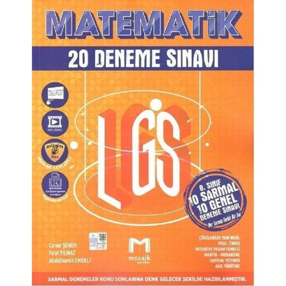 Mozaik Yayınları 8. Sınıf Matematik 20 Li Deneme Matematik Fiyatı