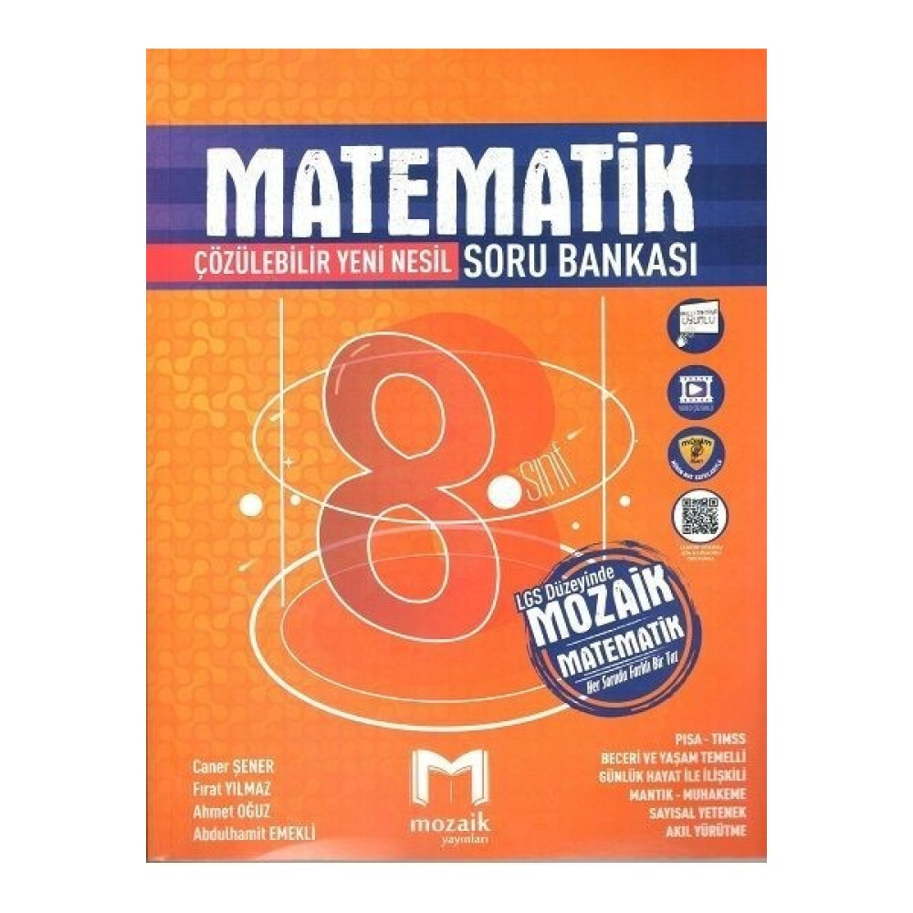 Mozaik Yayınları 8. Sınıf Matematik Soru Bankası 2023 Kaynak Kitapları Fiyatı