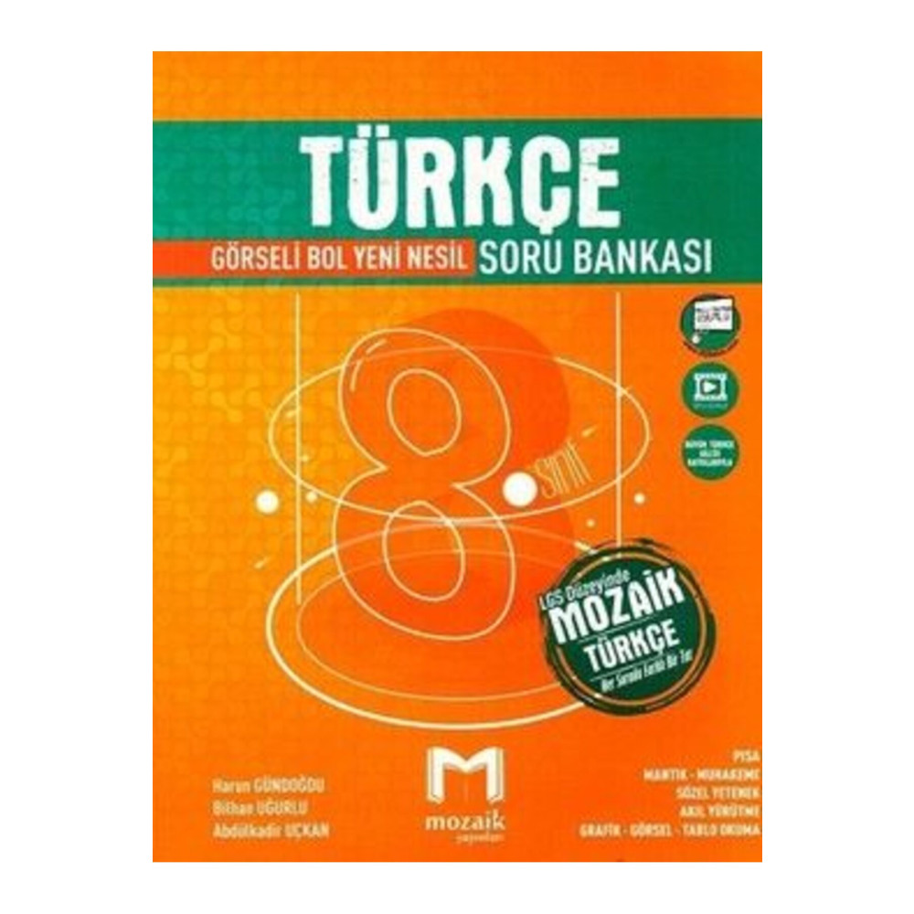 Mozaik Yayınları 8. Sınıf Türkçe Soru Bankası Yardımcı Kitaplar Fiyatı