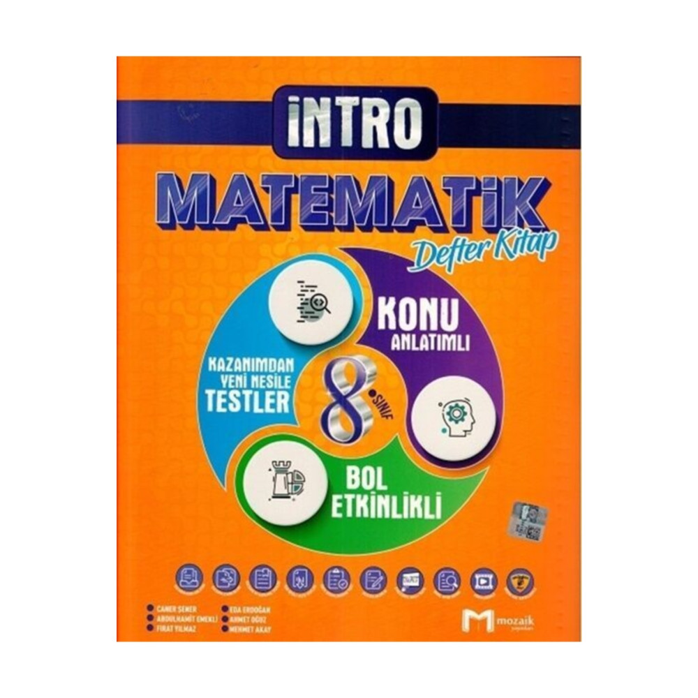 Mozaik Yayınları 8.sınıf Mozaik Intro Defter Matematik - 2022 Yardımcı Kitaplar Fiyatı