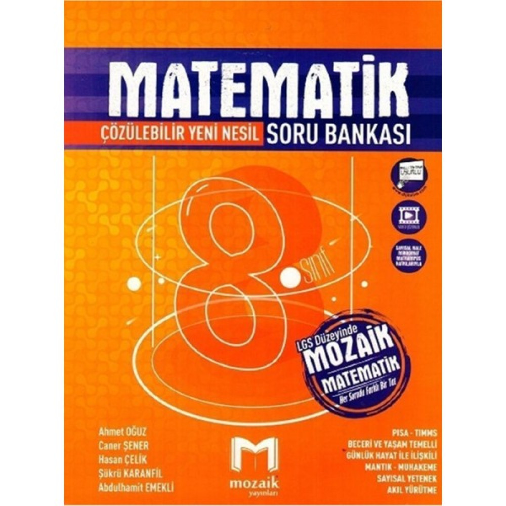 Mozaik Yayınları 8.sınıf Mozaik Soru Bankası Matematik - 2022 Kaynak Kitapları Fiyatı