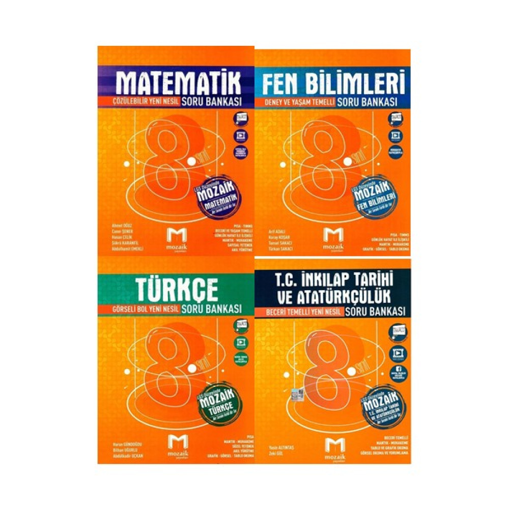 Mozaik Yayınları Tüm Dersler Set Tüm Dersler Fiyatı