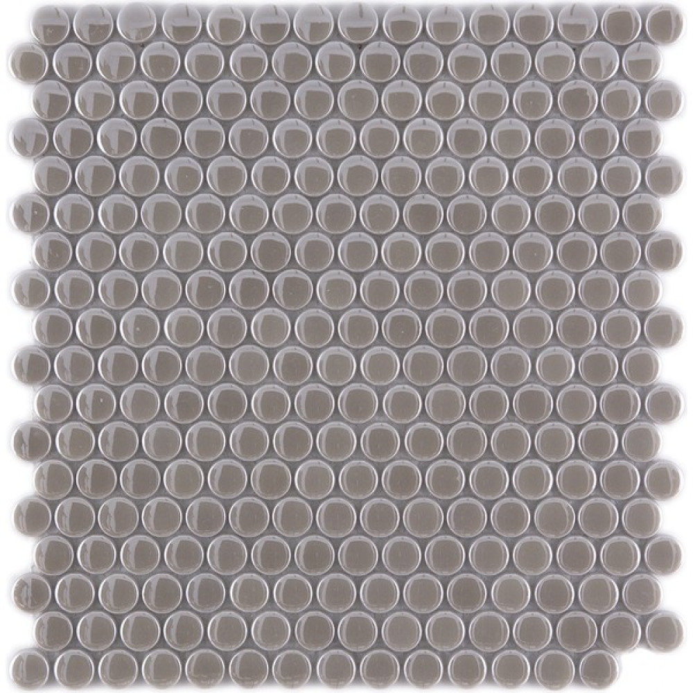 MozaiKristaL Mutfak, Banyo, Havuz, Sauna, Spa ve Tüm Yüzeyler Için 20X5 mm Yuvarlak Gri Cam Mozaik. Yer / Yüzey Kaplamaları Fiyatı