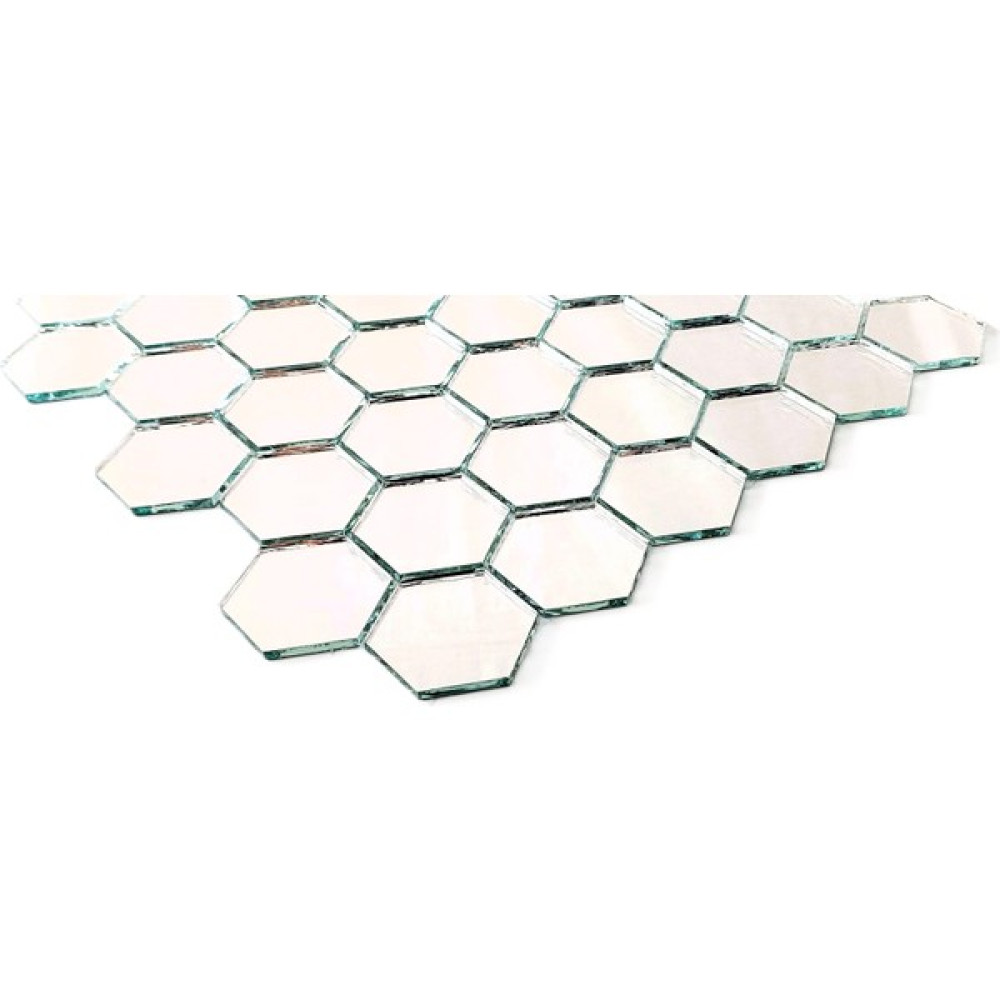 MozaiKristaL Mutfak Tezgah Arası ve Iç Dekorasyon Için Cam Ölçüsü: 48X4 Mm. File Ölçüsü: 30X30 cm Hegzagonal Renksiz Ayna Kristal Mozaik. ( 1 Koli ... Yer / Yüzey Kaplamaları Fiyatı
