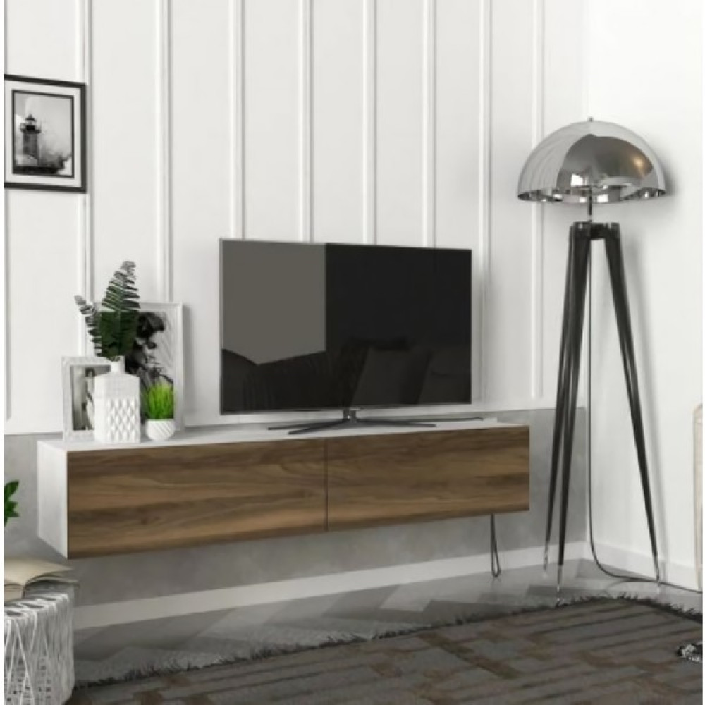 Mozide Loft Tv Ünitesi - Beyaz - Meşe Tv Ünitesi / Sehpası Fiyatı