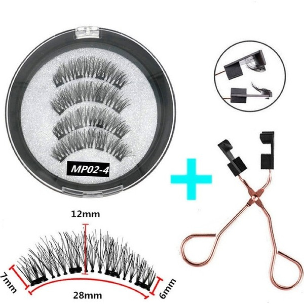 MP02-4-LZ 2 Çift/8 Adet 5 Mıknatıslı Manyetik Kirpik Yeniden Kullanılabilir El Yapımı 3D Vizon Sahte Kirpikler Manyetik Cımbız ile Doğal (Yurt Dışı... Takma Kirpik Ürünleri Fiyatı