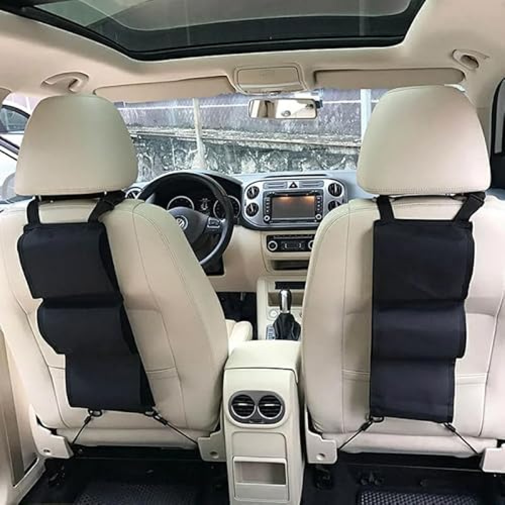 MP2 MINGPIN Seat Back Gun Rack -Organize Your Hunting Rifle Or Fishing Rod, Umbrellas and Hiking Sticks and Keep The Backseat Tidy 2pcs(1 Pair)