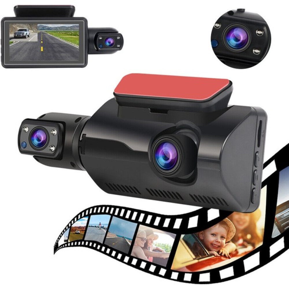 Mpıa A68 Dual Lens 3.0" Ekranlı 1080P Çift Kameralı Araç Içi Kamera Oto Görüntü Sistemleri Fiyatı