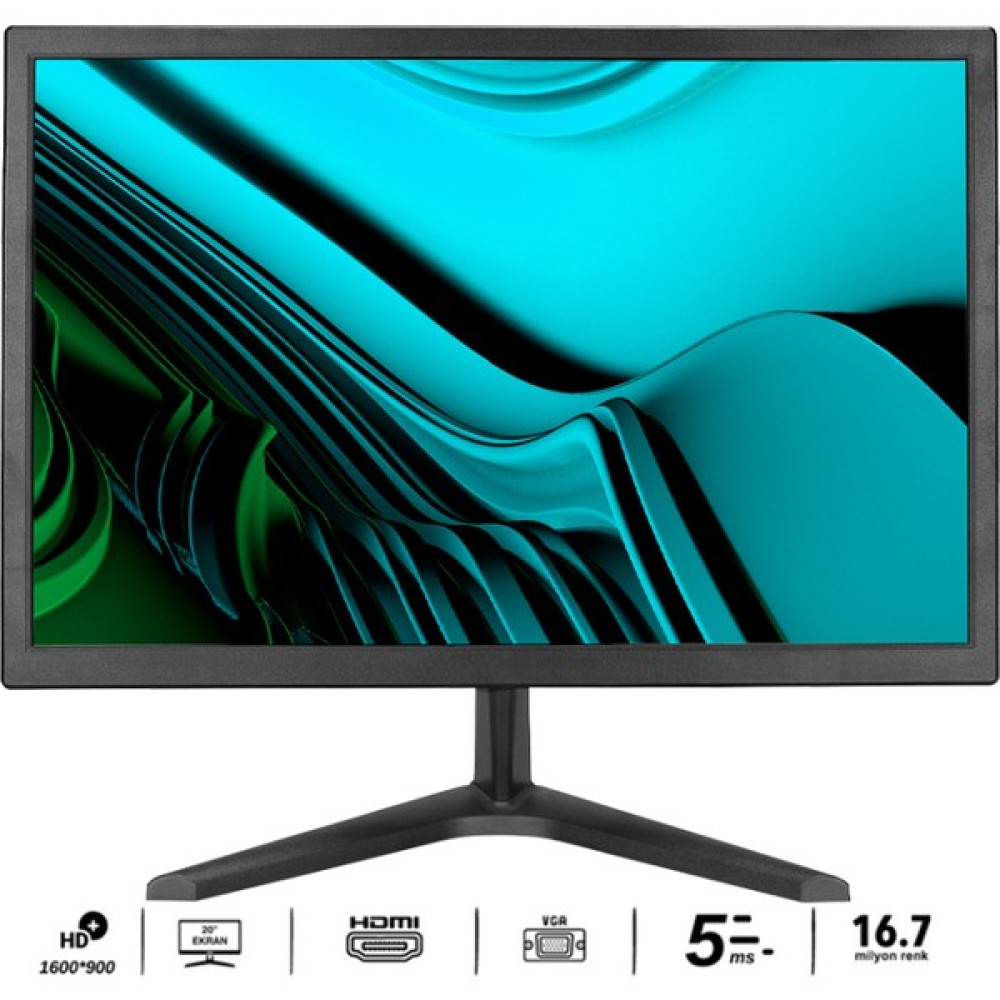 Mpia Mp-20 20 inç Full HD 5ms 60Hz (Hdmı+Vga) 1600 x 900 LED Monitör - 20" Monitör Fiyatı