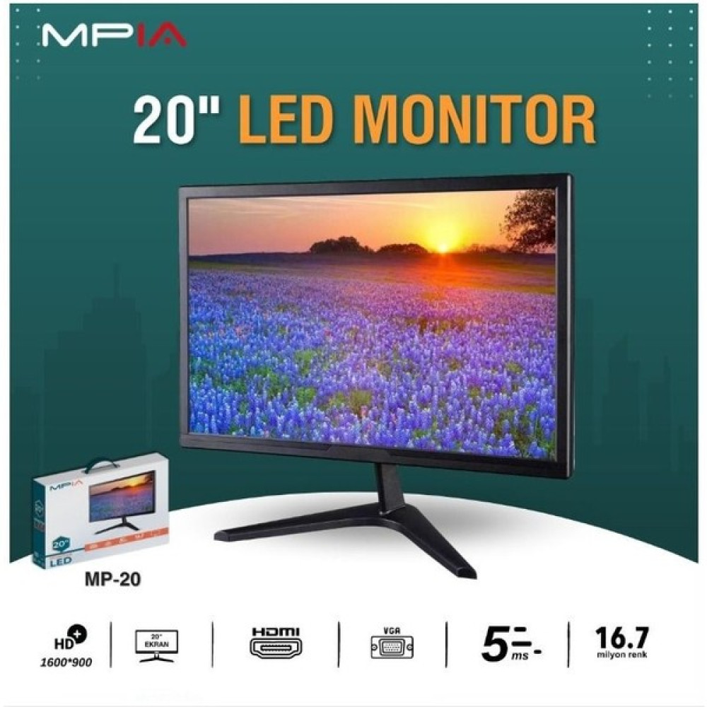 Mpıa Mp-20 LED Monıtor Monitör Fiyatı