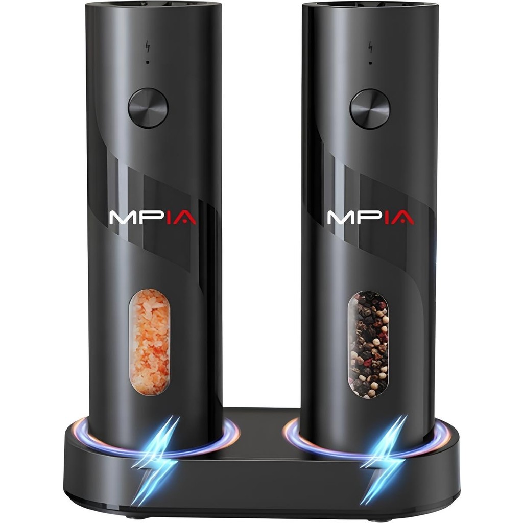 MPIA PG-5 Şarjlı Baharat Öğütücü İkili Set 100ML Hazne Tuz, Şeker, Baharat Fiyatı