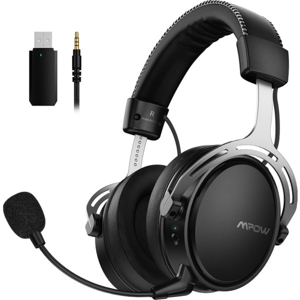 Mpow Air II Kablo Üzeri Kontrollü 3D Surround Kablosuz Oyuncu Kulaklığı PC/PS4/Xbox One/Switch Gümüş Kulak Üstü Kulaklık Fiyatı