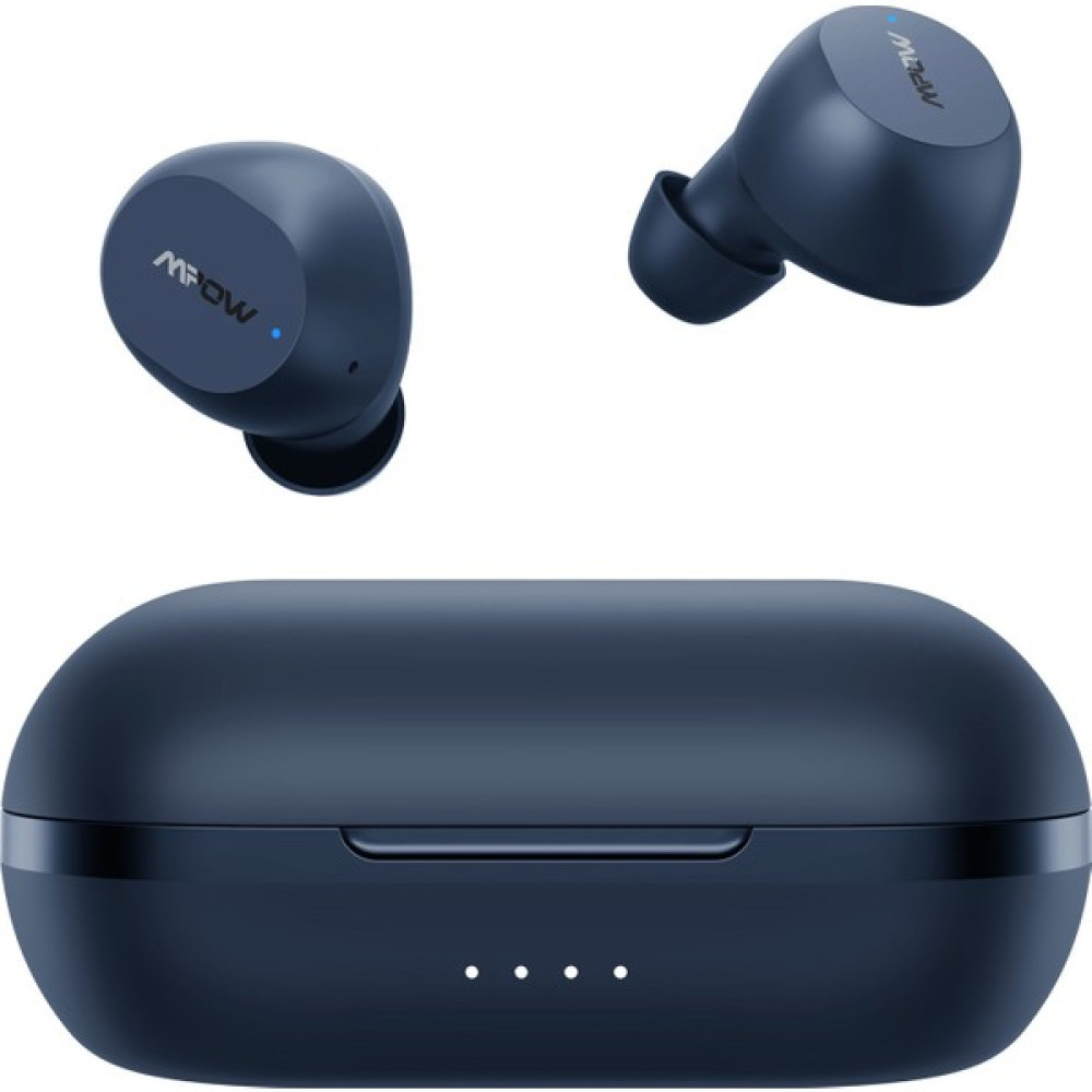 Mpow M12 İki Mikrofonlu IPX8 Tek/Çift Kullanım Bluetooth Kulaklık 25 Saat Müzik Mavi Kulak Üstü Kulaklık Fiyatı