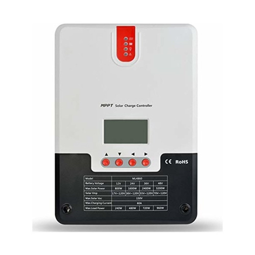 Mppt Şarj Kontrol Cihazı ML-4860 Mppt Solar Şarj Kontrol Cihazı Akü Şarj Edici Fiyatı