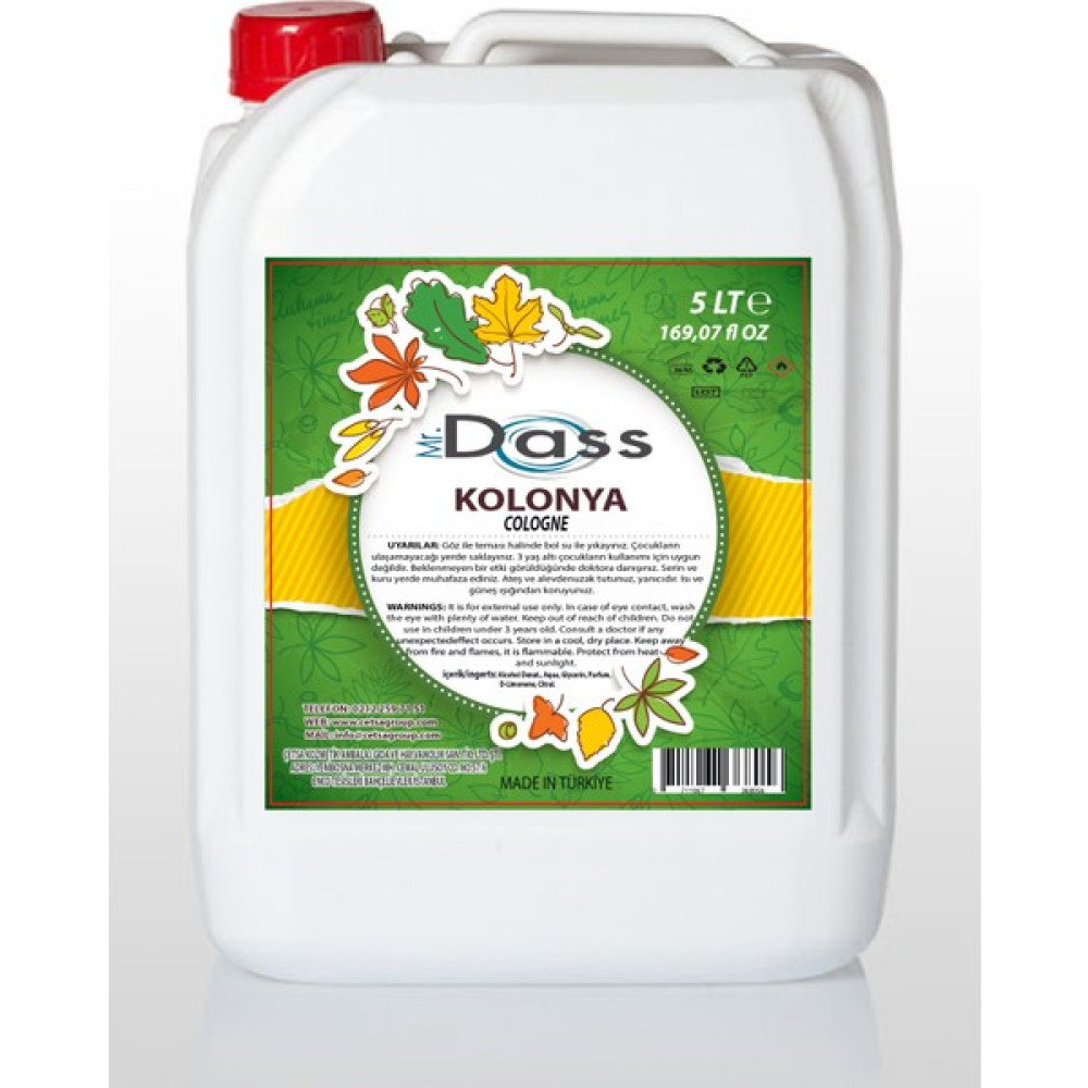 Mr. Dass Kolonya 5 Lt 80 Derece Kolonya & Gülsuyu Fiyatı