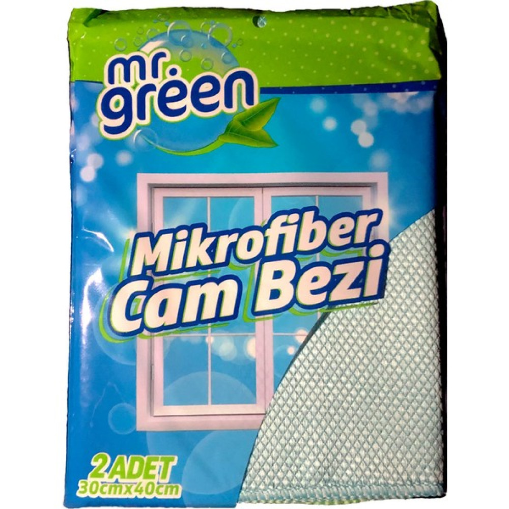 Mr. Green Mr.green Mikrofiber Cam Bezi 2 Li 30X40CM Temizlik Malzemeleri Fiyatı