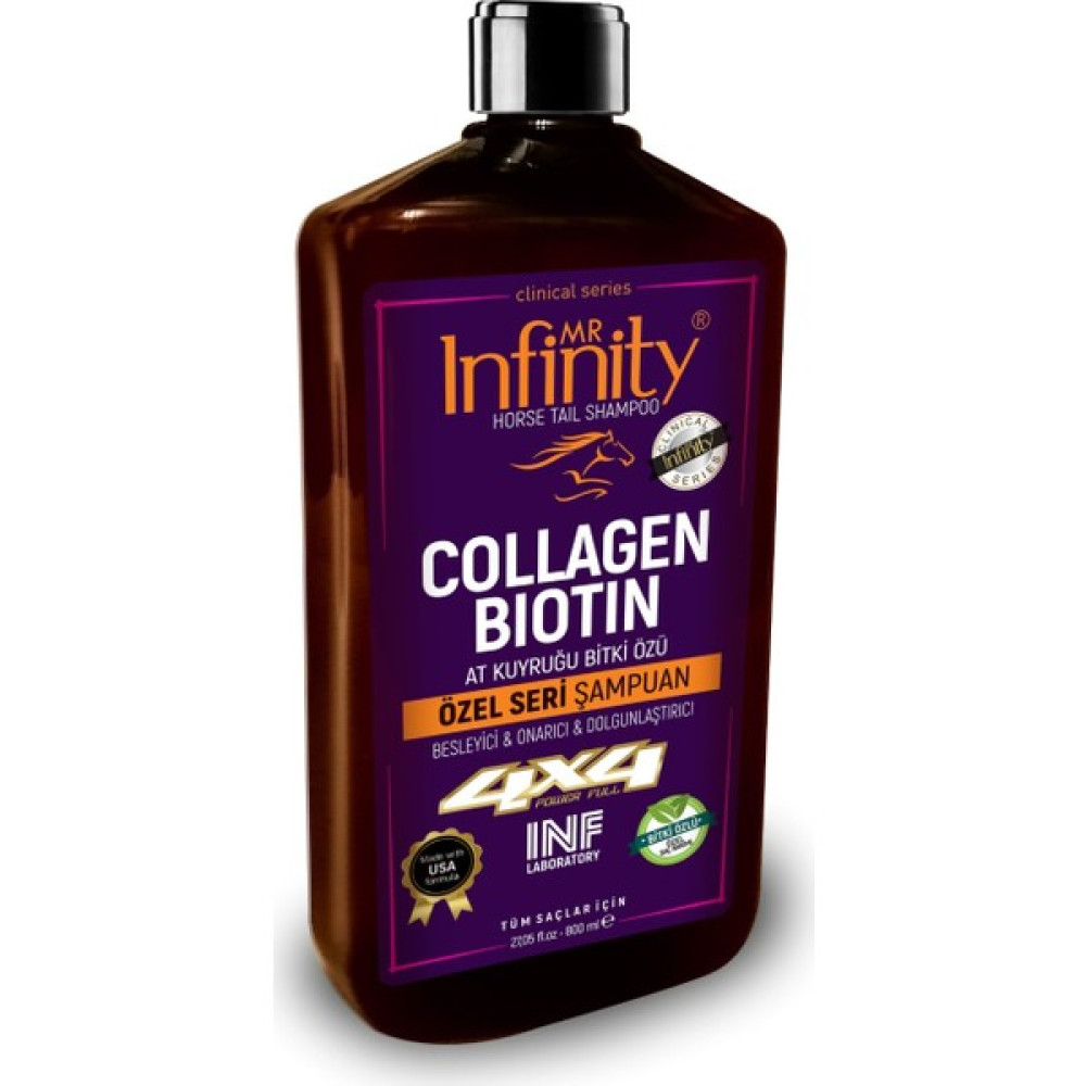 Mr Infinity Collagen & Biotin At Kuyruğu Bitki Özlü Saç Bakım Şampuanı 800 ml ( ) Oto Boyaları Fiyatı