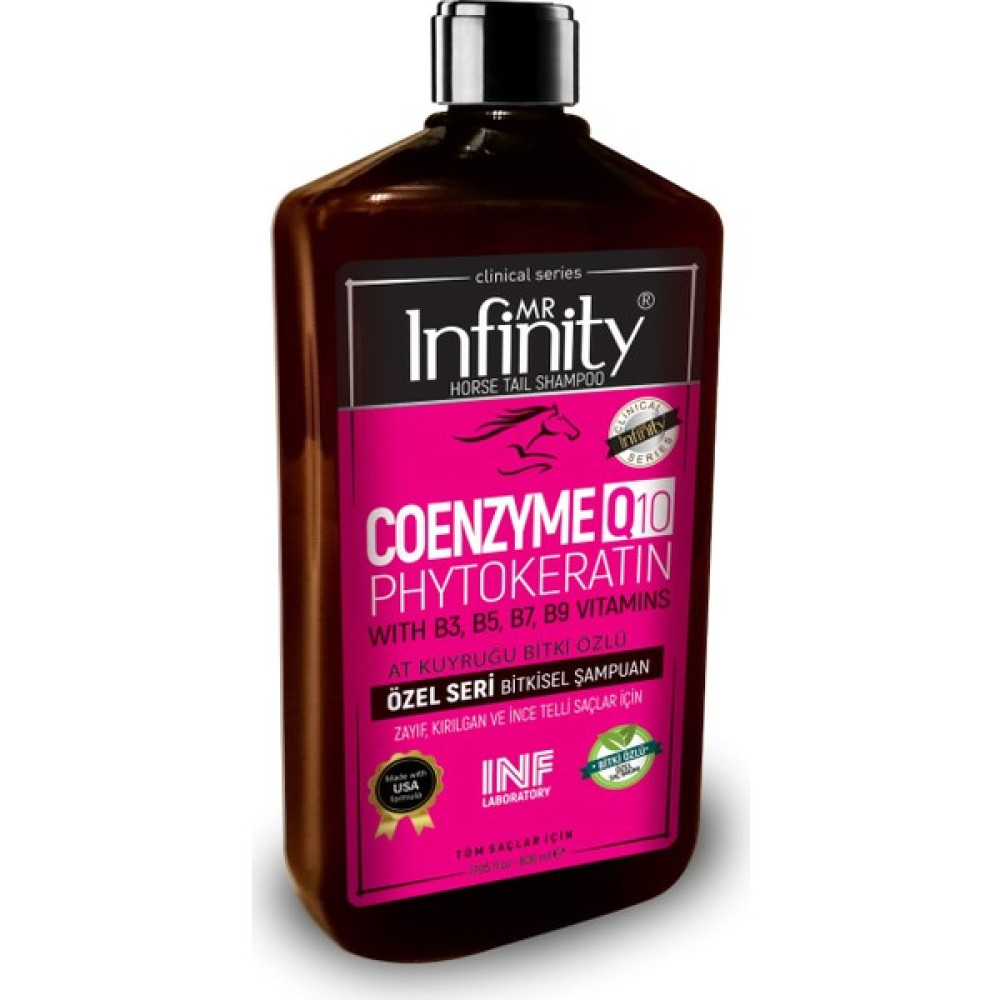 Mr Infinity Horse Tail Şampuan- At Kuyrugu & Coenzyme Q10 Phytokeratin 800 ml ( ) Oto Boyaları Fiyatı