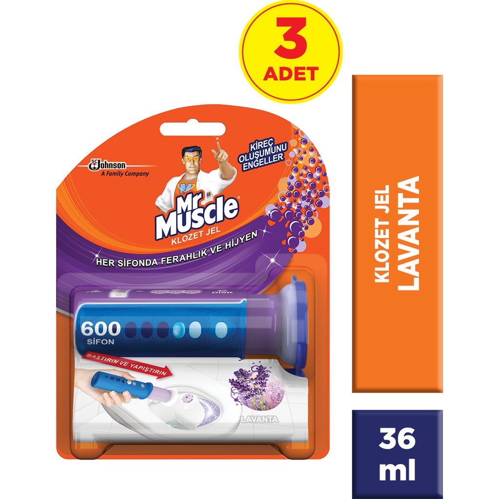 Mr Muscle Klozet Jel Lavanta 3'lü Temizlik Malzemeleri Fiyatı