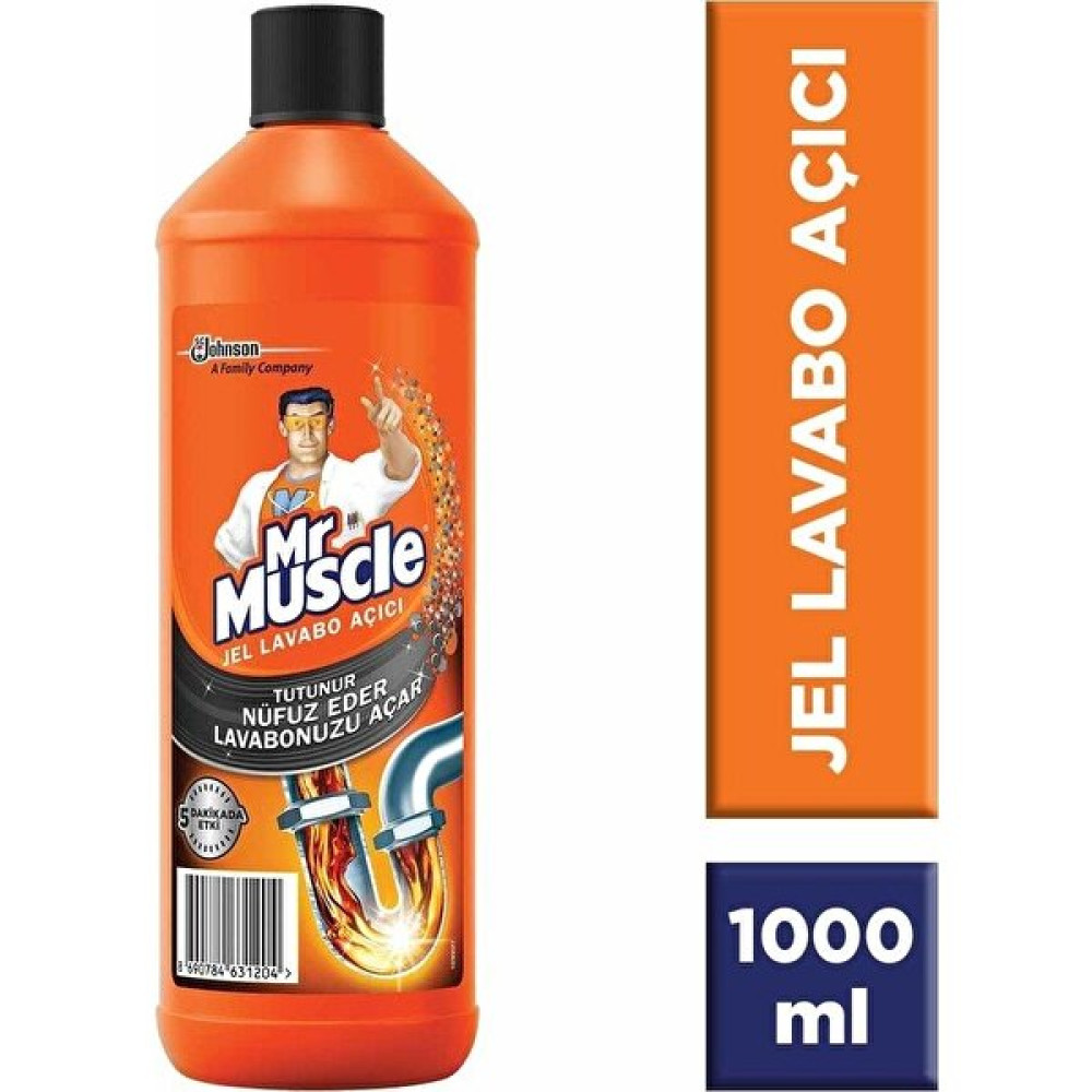Mr. Muscle Mr Muscle Jel Lavabo Açıcı - 1 lt Temizlik Malzemeleri Fiyatı