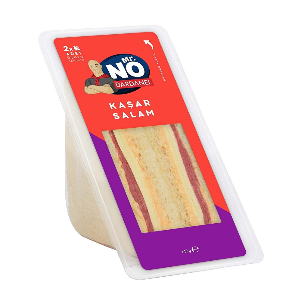 Mr. No Klasik Kaşar-Salam Üçgen Sandviç 145 Gr Şarküteri Fiyatı
