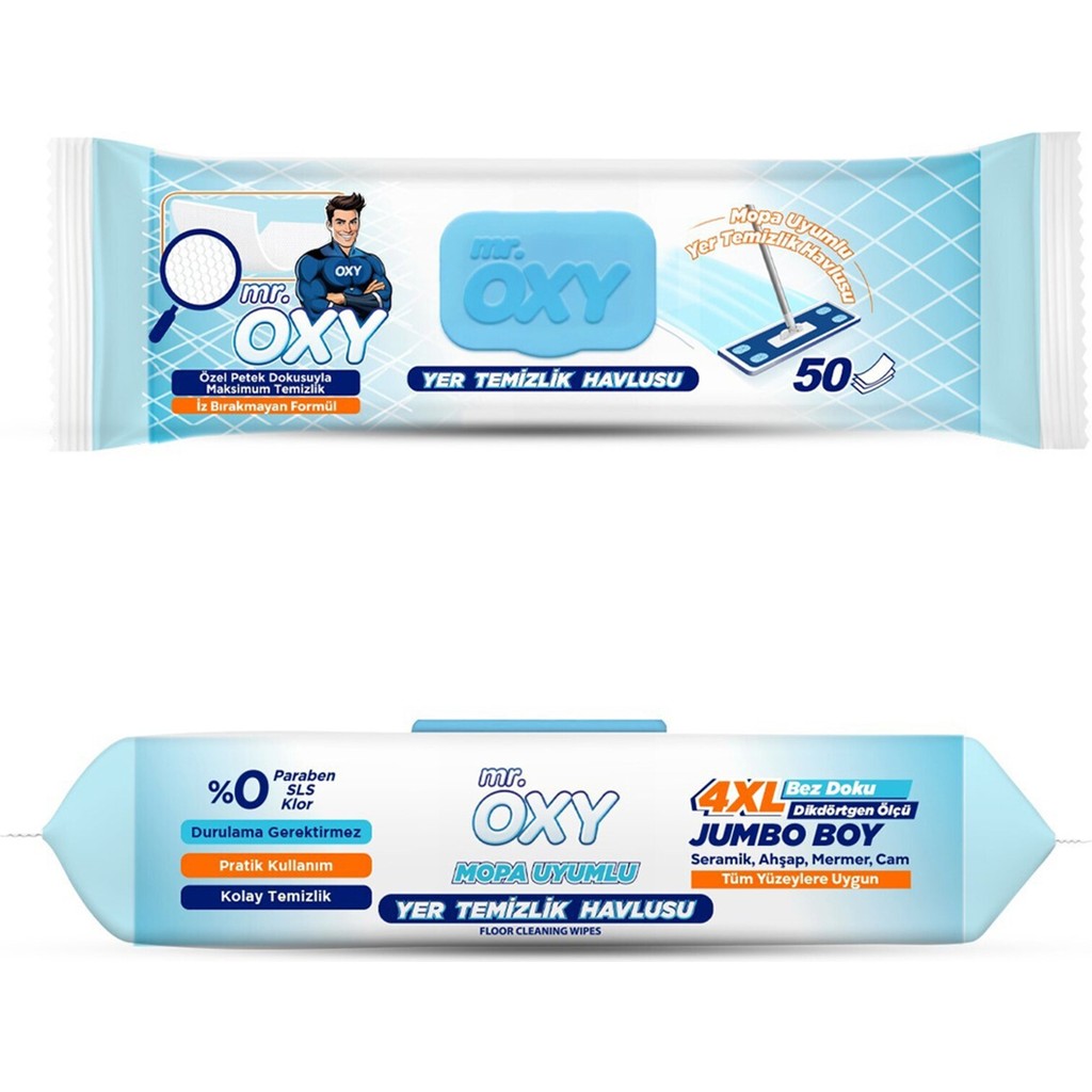 Mr. Oxy Yer Temizlik Havlusu 50'li 2 Adet Diğer Fiyatı