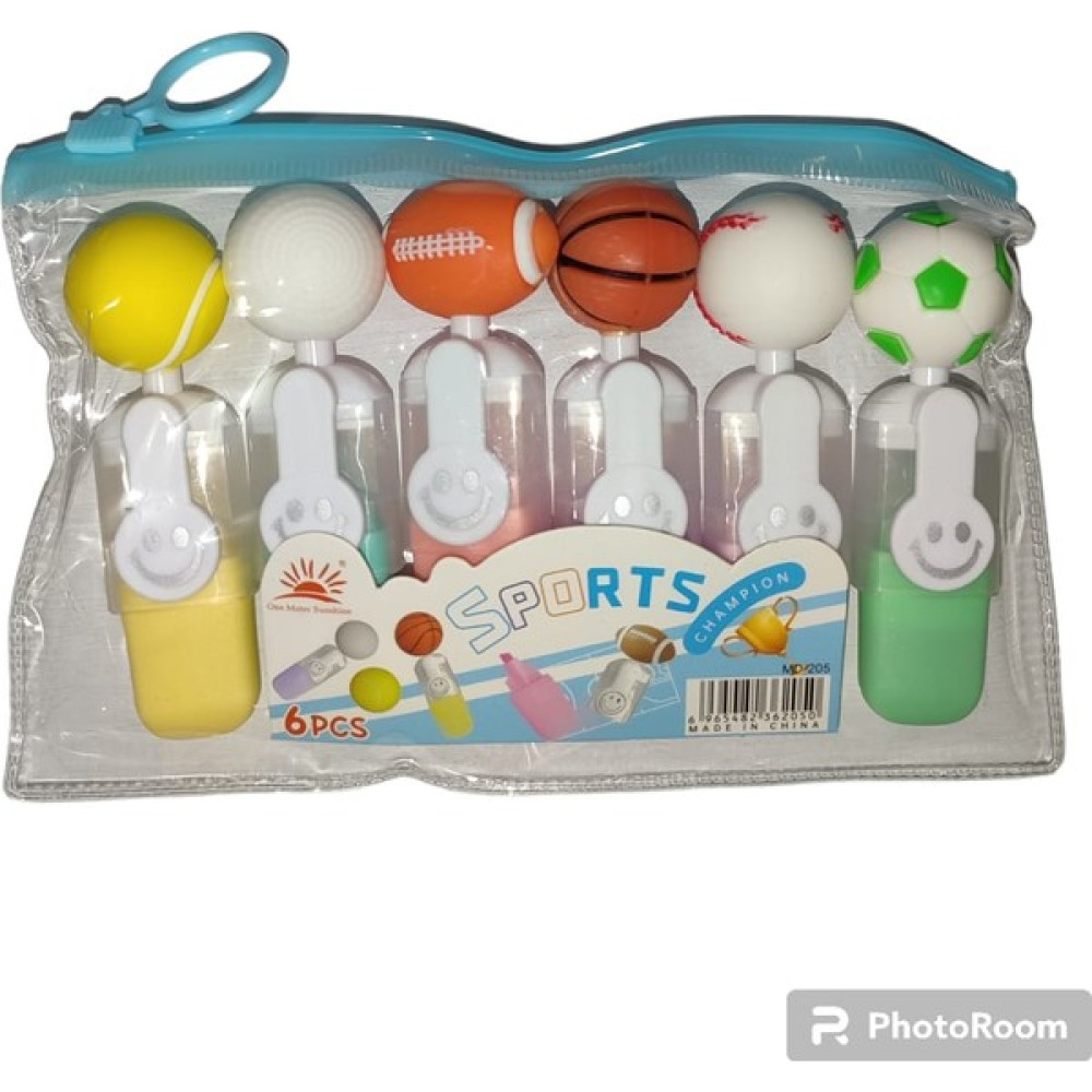 MR Shopping 6 Adet Mini Çocuk Fosforlu Kalem, Sports Markör Seti, Kalem, Fosforlu Kalem, Küçük Markör, Çocuklar, Yetişkinler, Okul Malzemeleri, Ofi... Fosforlu Kalem Fiyatı