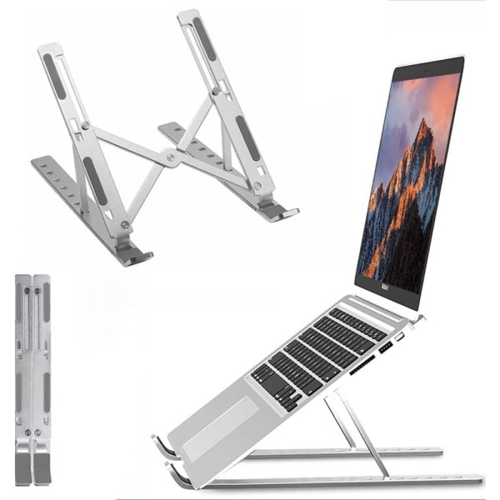 MR Shopping Aliminyum Ayarlı Laptop Macbook Uyumlu Notebook Yükseltici Tutucu Stand Laptopstandı - TEK Dizüstü Bilgisayar Aksesuarları Fiyatı