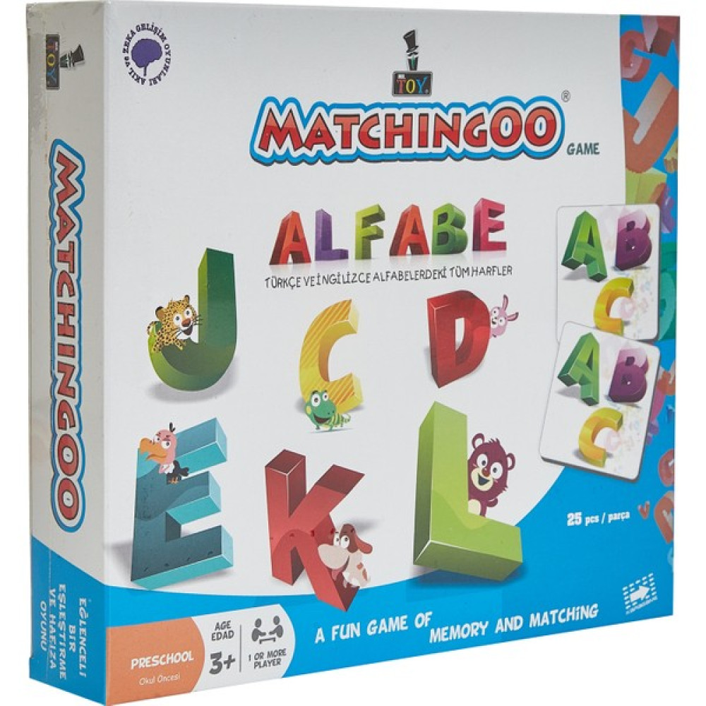 Mr. Toy Matchıngoo Eşleme Ve Hafıza Oyunu ( Alfabe ) Çocuk Oyuncağı Fiyatı