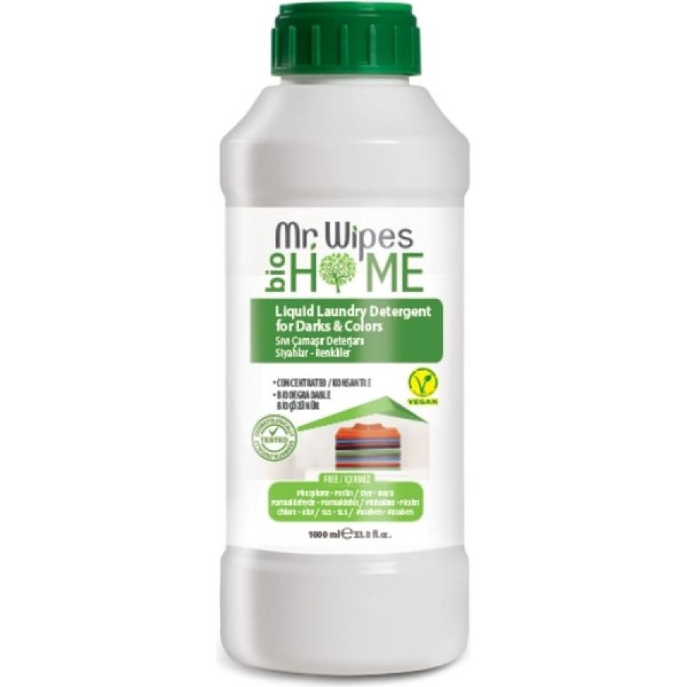 Mr. Wipes Farmasi Sıvı Çamaşır Deterjanı Siyahlar ve Renkliler Için 1000 ml - 1 lt Çamaşır Deterjanı Fiyatı