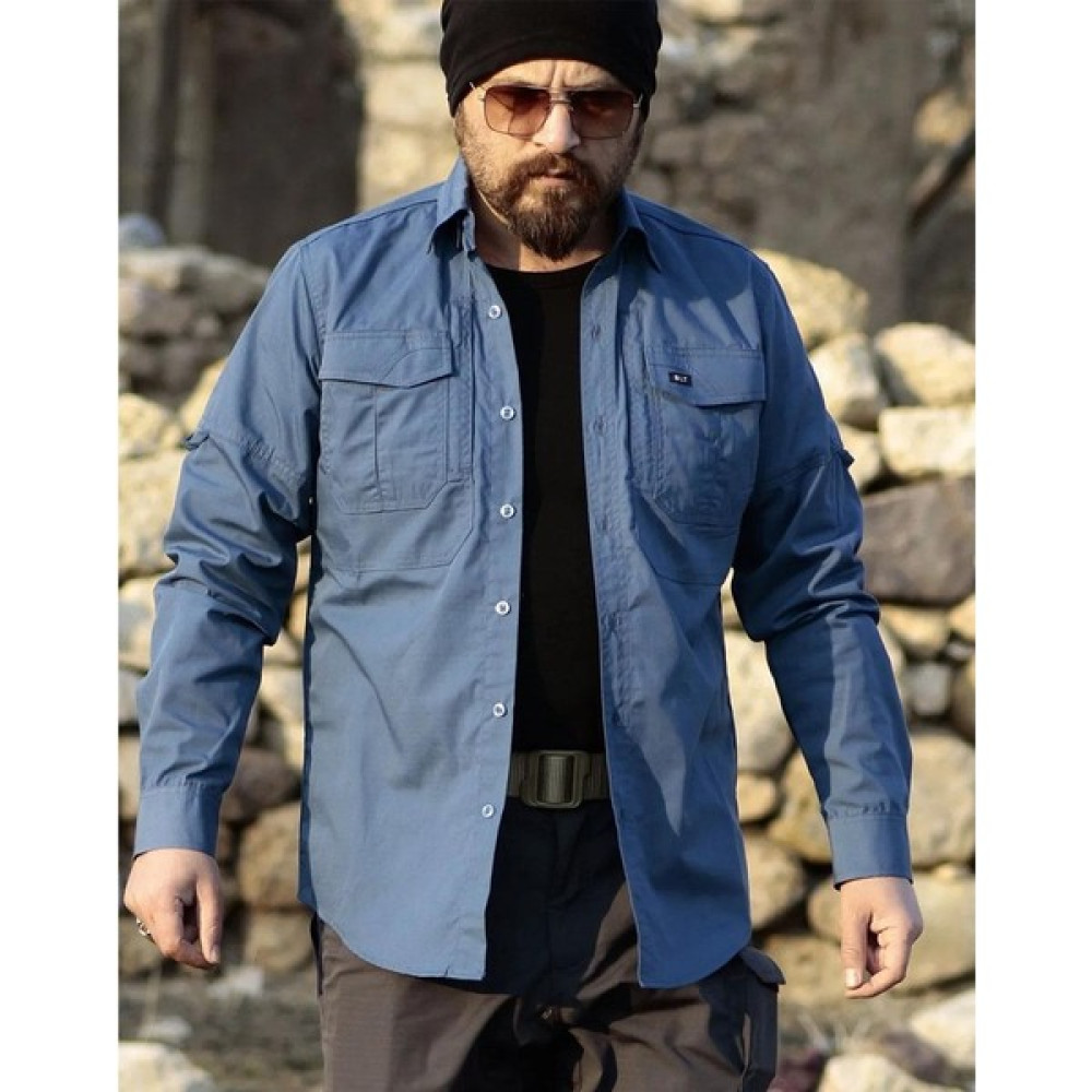 MrcTrend Blt Tactical Outdoor Gömlek Mavi Renk Taktik Gömlek Giyim (Outdoor) Fiyatı