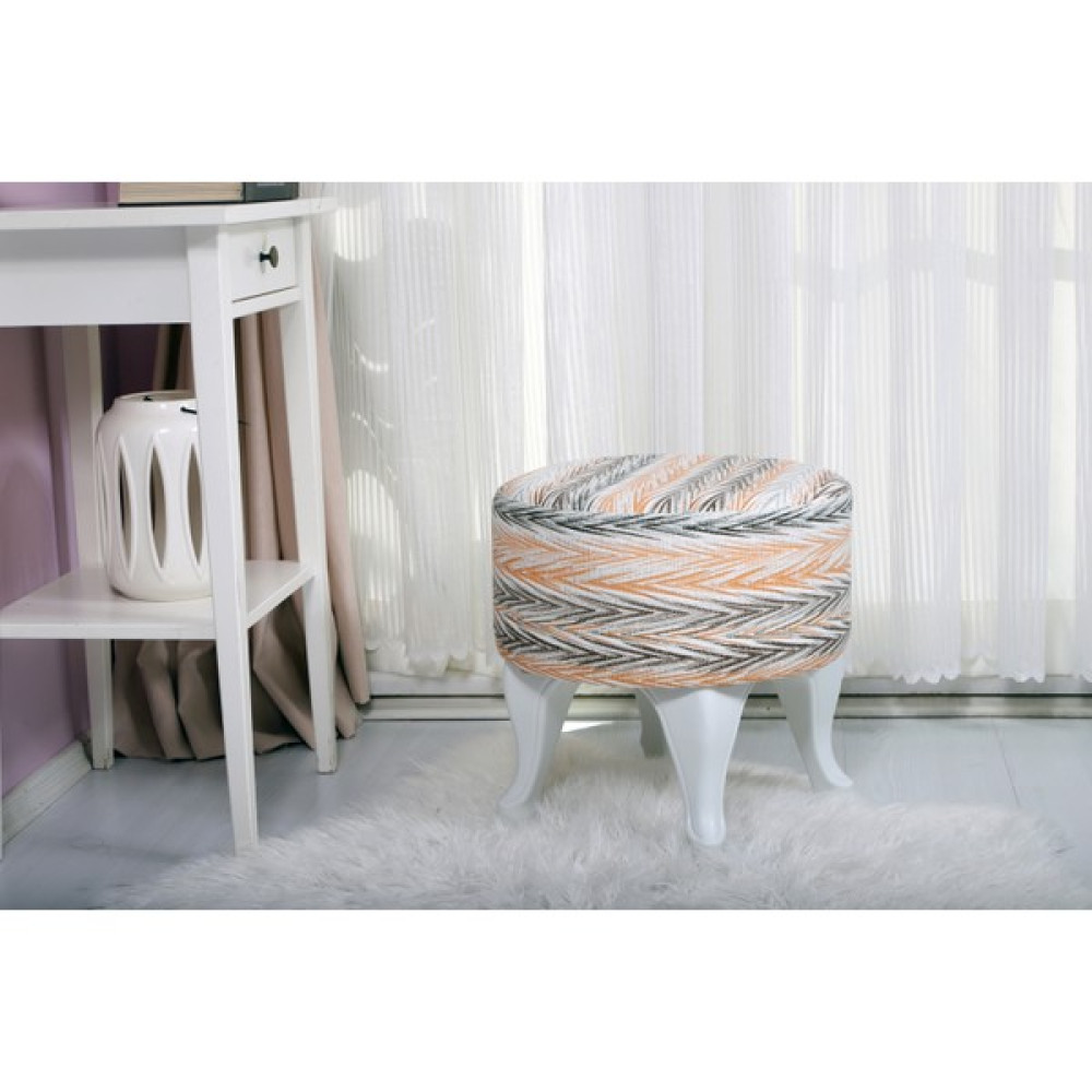 Mr.Dans Store Puf Koltuk Tabure Lükens Ayaklı - 40 x 40 cm - Sarı Puf Fiyatı