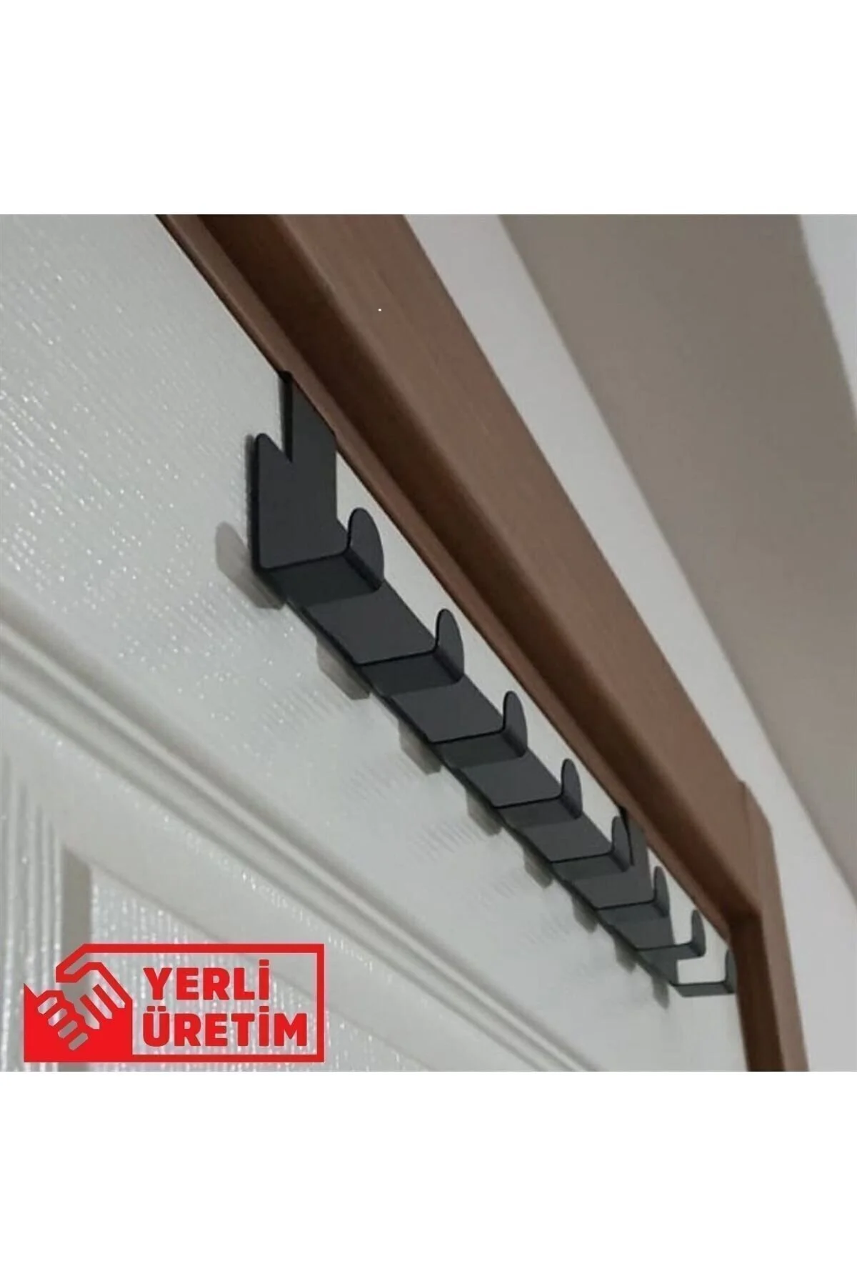 MRl Metal Mat Siyah Amerikan Kapı Arkası Askılık Organizer Askılık Ve Banyo Kapı Arkası Mka868" Vestiyer Fiyatı