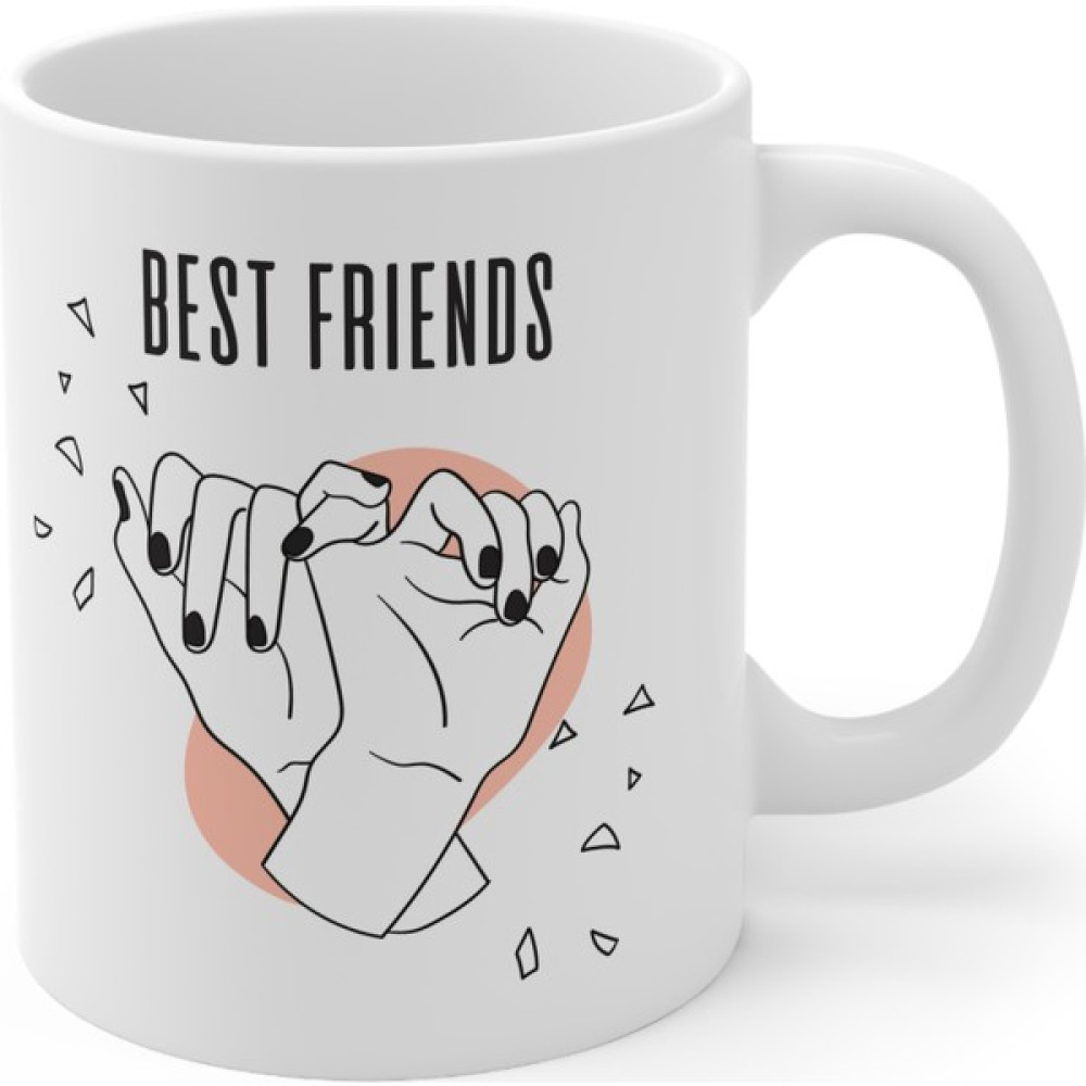 Mrn Home Mrn - Best Friends/en Iyi Arkadaş Baskılı Yazılı Kupa Bardak/mug Cup Yazılı Baskılı Kupa Bardak Baskılı 2 Mrn Tasarım - 1 Adet - Beyaz Fincan / Bardak / Kahve Takımı Fiyatı