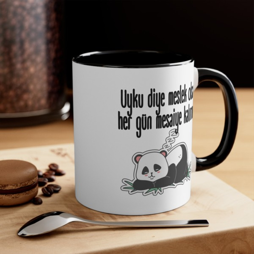 Mrn Tasarım Uyku Diye Meslek Olsa Yazılı Baskılı Kupa Bardak Renkli Saplı Kupa Bardak Içi Renkli/mug Cup Baskılı Yazılı Kupa Bardak Baskılı - Siyah Fincan / Bardak / Kahve Takımı Fiyatı
