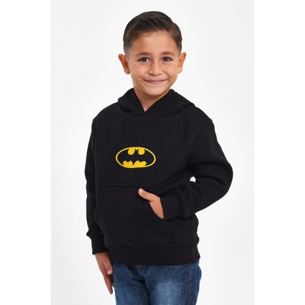 Mrs & Kids Kışlık Siyah Kapüşonlu Çocuk Siyah Erkek Unisex Oversize Sweatshirt Hoodie Erkek Çocuk Sweatshirt Fiyatı