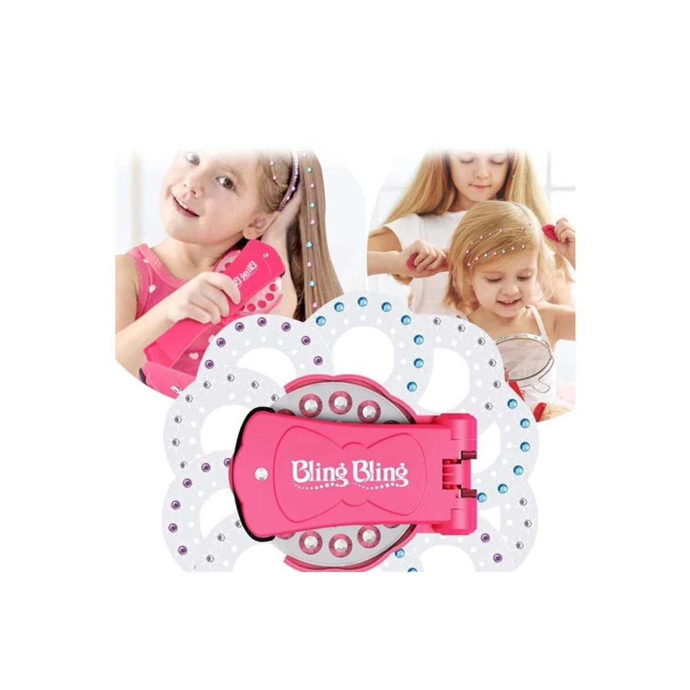 MRSTOYS Mastec Saç Taşı Yapıştırma Seti & 180 Diamond Taş Saç Süsleme Aleti Kızlar Çocukları Bedazzler Kit Toka, Taç & Saç Bandı Fiyatı