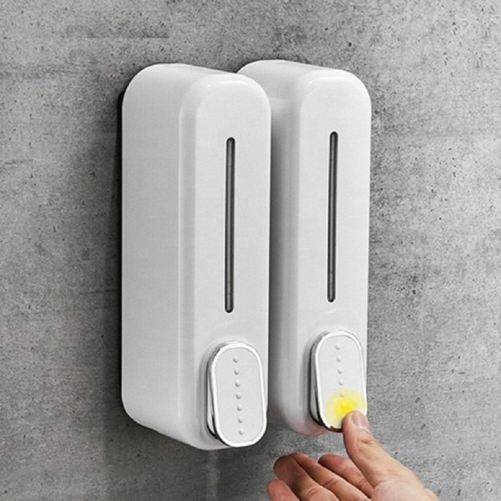 Mrt Bilişim Beyaz Renk Sabunluk 350 ml Duvara Monte Sıvı Sabunluk Şampuan Şişesi Soap Dispenser 2 Adet Sabunluk Fiyatı