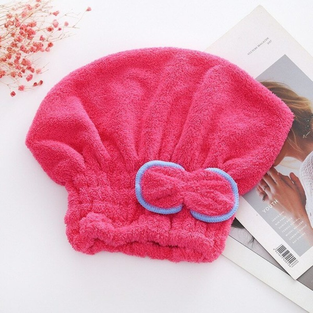Mrt Bilişim Mikrofiber Saç Kurulama Bonesi Saç Havlusu Çok Amaçlı Emici Baş Havlusu Saç Bornozu 1 Adet - 25 x 25 cm - Koyu Pembe Banyo Havlusu Fiyatı