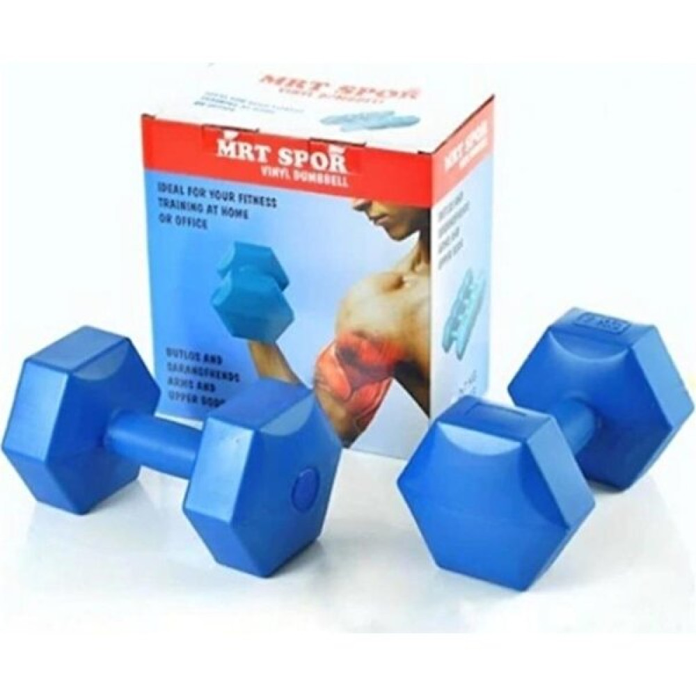 Mrt Fitness Spor Dumbell Ağırlık Seti 3 kg Köşeli Plastik Dambıllar & El / Ayak Ağırlıkları Fiyatı
